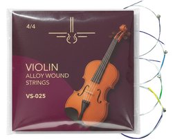 VS-025 - Vioolsnaren 4/4 - Medium Tension Steel - Viool Snaren