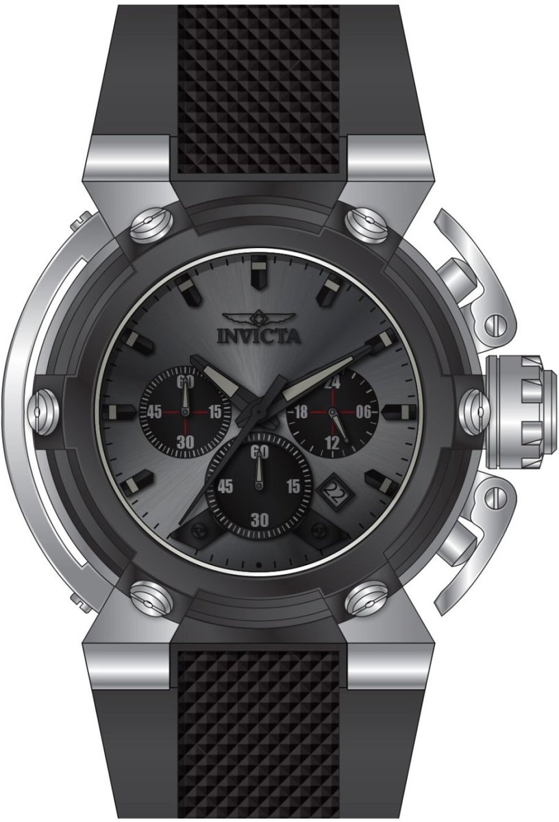 Invicta Coalition Forces - X-Wing 49145 Heren Horloge - Waterdicht - Analoog - Quartz Uurwerk - Roestvrij Staal met Grijze Wijzerplaat - 46mm