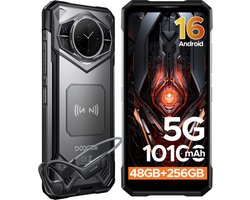 DOOGEE S200 VIP 5G - AI telefoon- Robuuste Smartphone - 32 GB RAM+256 GB ROM (2TB/TF) - Android 16 - MediaTek 7050 - 10100 mAh + 33 W - 6,72 inch FHD+120 Hz - 1,32 inch AMOLED - 100 MP + 20 MP - Dual SIM Dual Standby - NFC - Botgeleidingsheadset