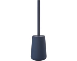 Zone Denmark Nova One Toiletborstel met Houder - WC Borstel Vrijstaand - Toilet & Badkamer Accessoires - Steen - 37 x 10,3 cm - Royal Blue (blauw)