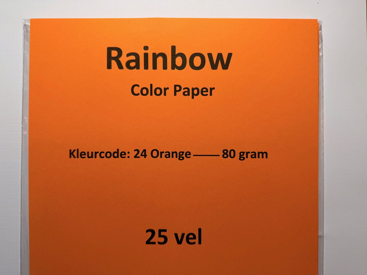 Rainbow KL-24 80 gram oranje papier