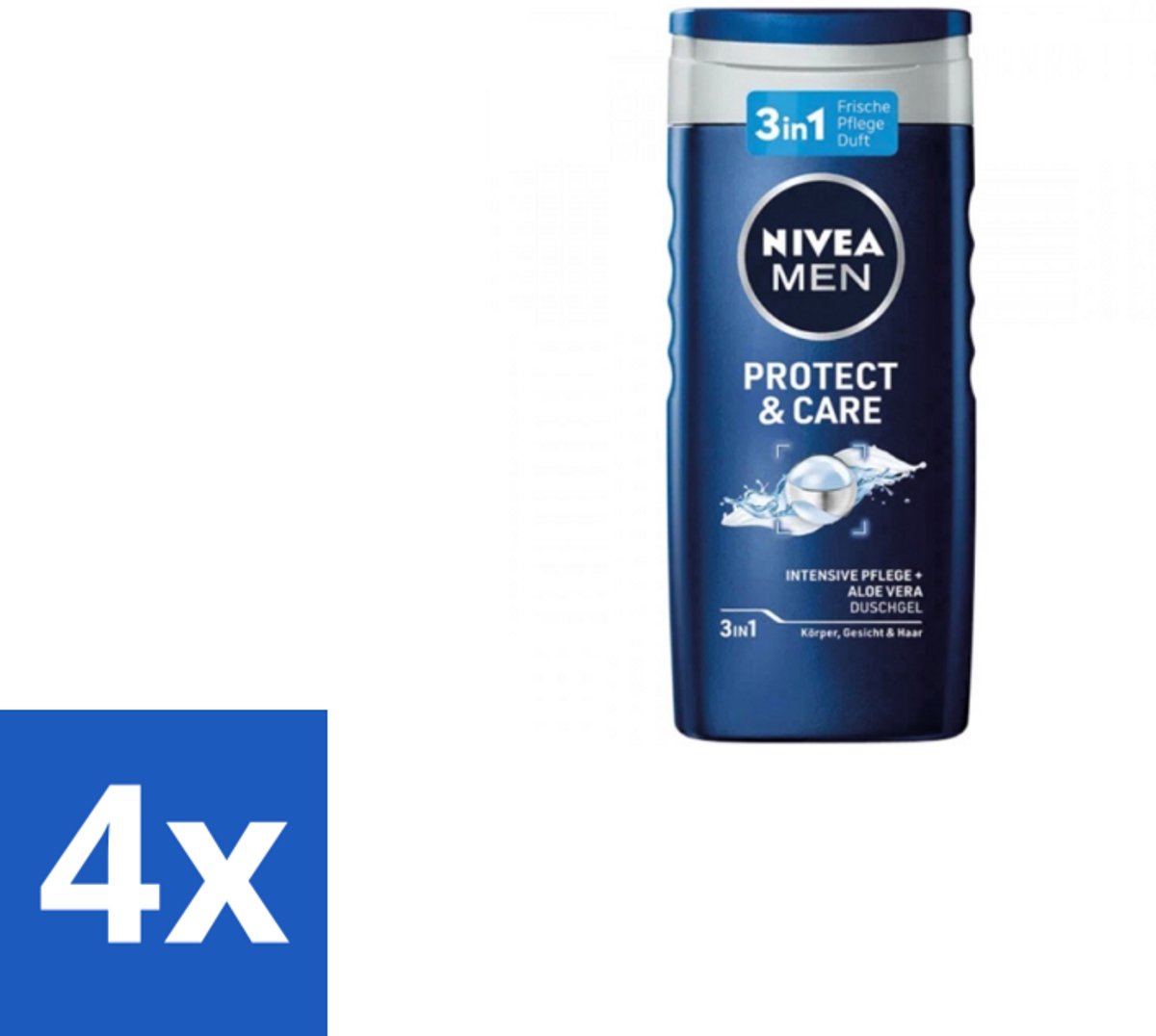 Nivea Men – Douchegel – Original Care – 250 ml - Voordeelverpakking - 4 stuks