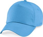 Beechfield Junior Original 5 Panel Cap Surf Blue