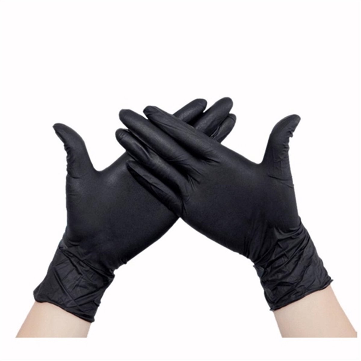 Nitrile Handschoenen - ZWART - maat M - voor nagelstyliste. Nitrile handschoenen voor manicure en pedicure behandelingen! Hygiëne in uw nagelsalon!