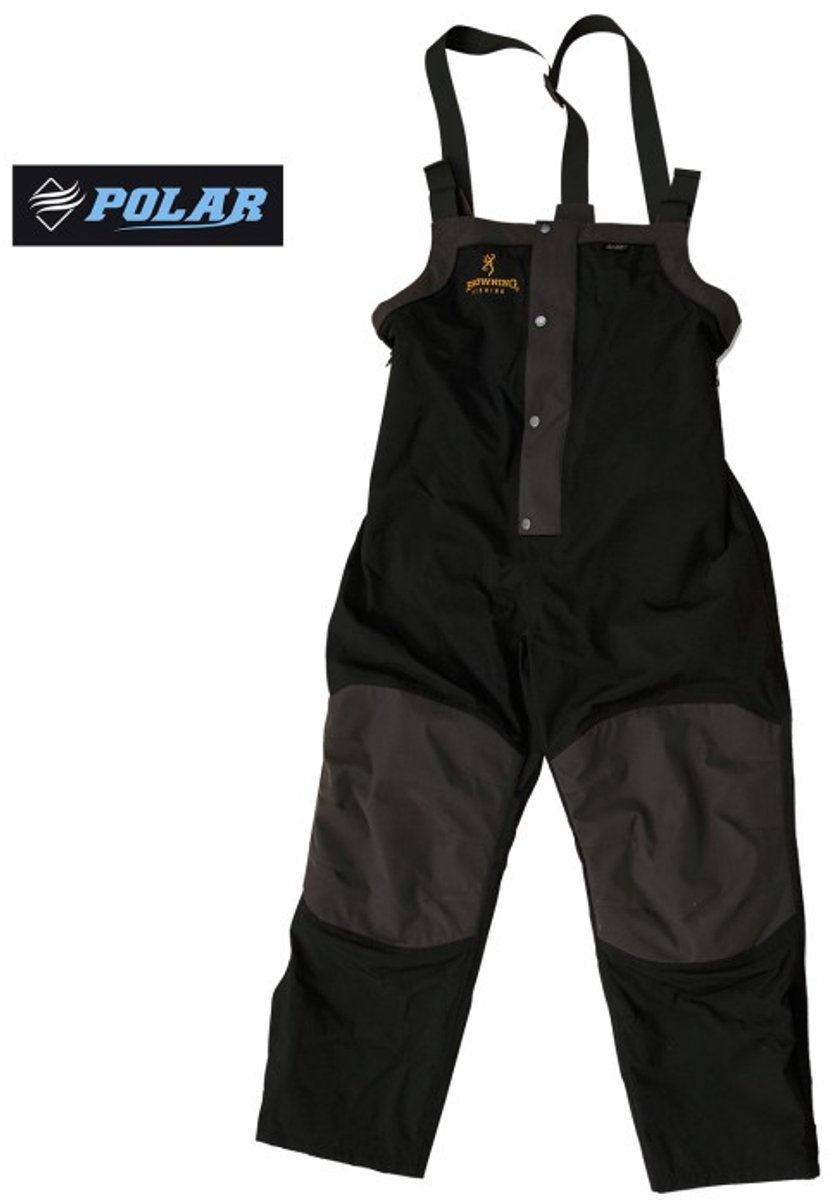 Browning XI Dry Polar BIB’n Visbroek Tuinbroek Zwart