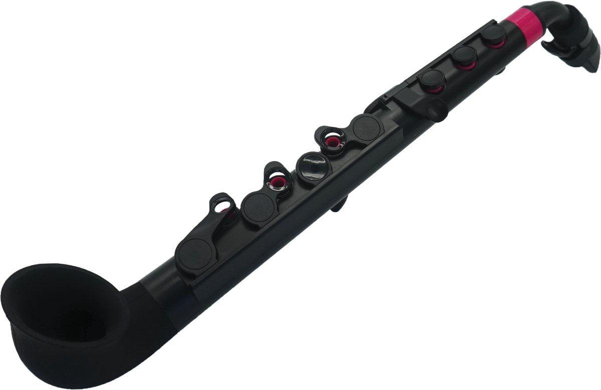 NUVO jSax 2.0, zwart-roze, standaardset