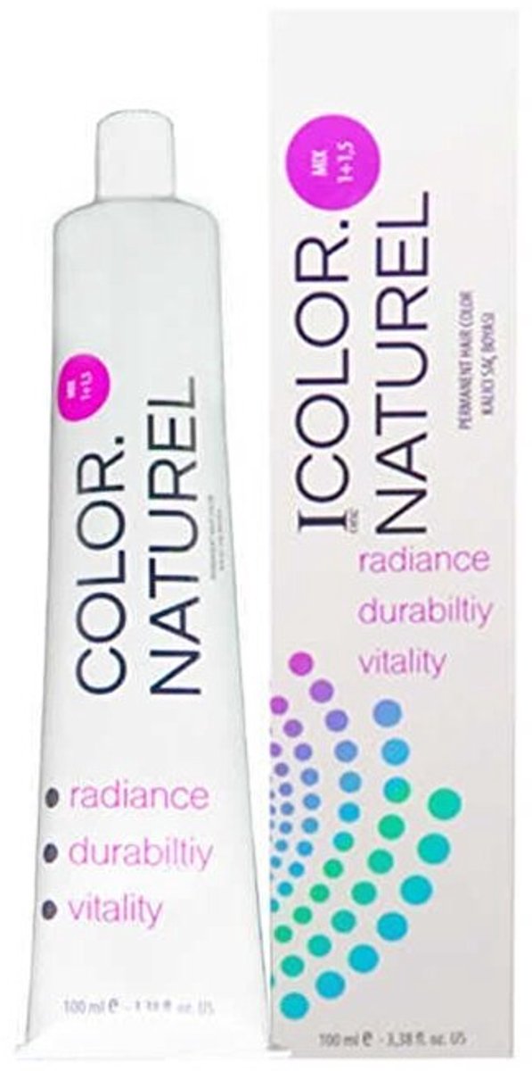 Color Naturel 6b Donkerbruin Beige Permanente Haarkleur 100 ml