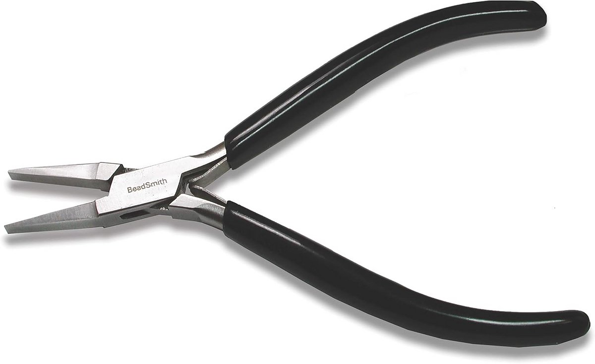 Platte Neus Tang met PVC Handvat voor Sieraden Maken en Reparatie