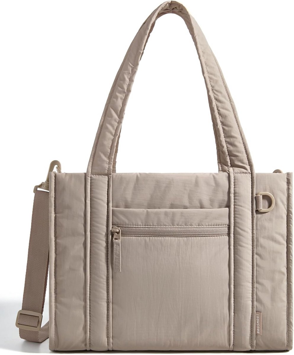 Dames Handtas Schoudertas met Rits Lichtgewicht Kleine Shopper voor Werk School Reizen