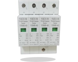 Surge Protector 4P 40KA - Lage Spanning - Bliksembeveiliging - Huishoudelijke Surge Bescherming Din Rail (A)