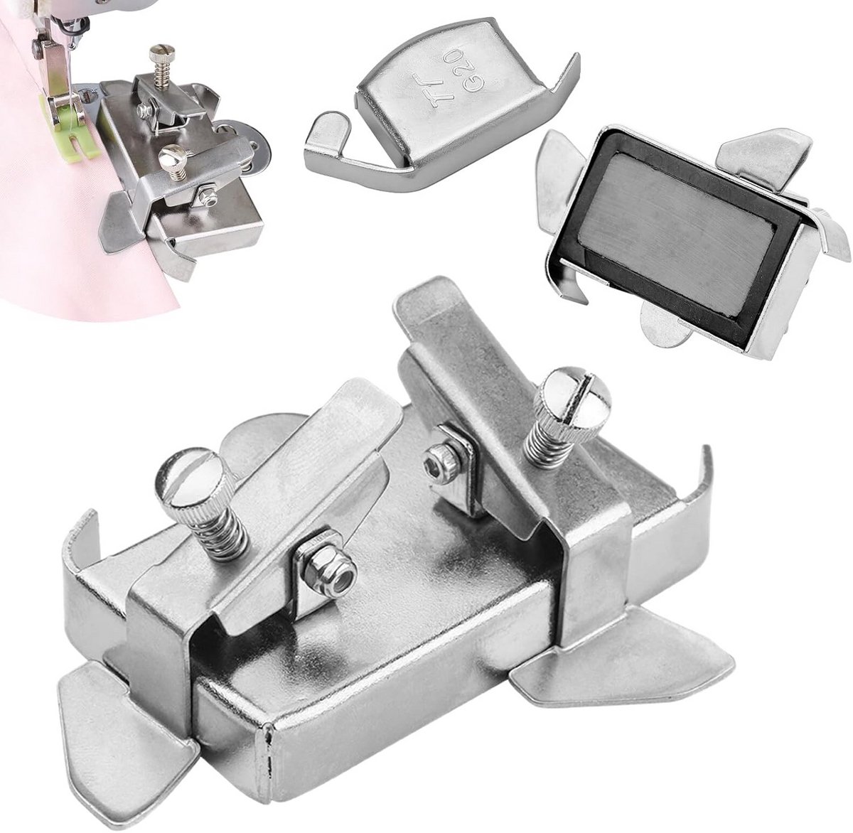 Magnetische Naaigids Set (3 stuks) - Universele Naaimachine Accessoire voor Rechte Naden