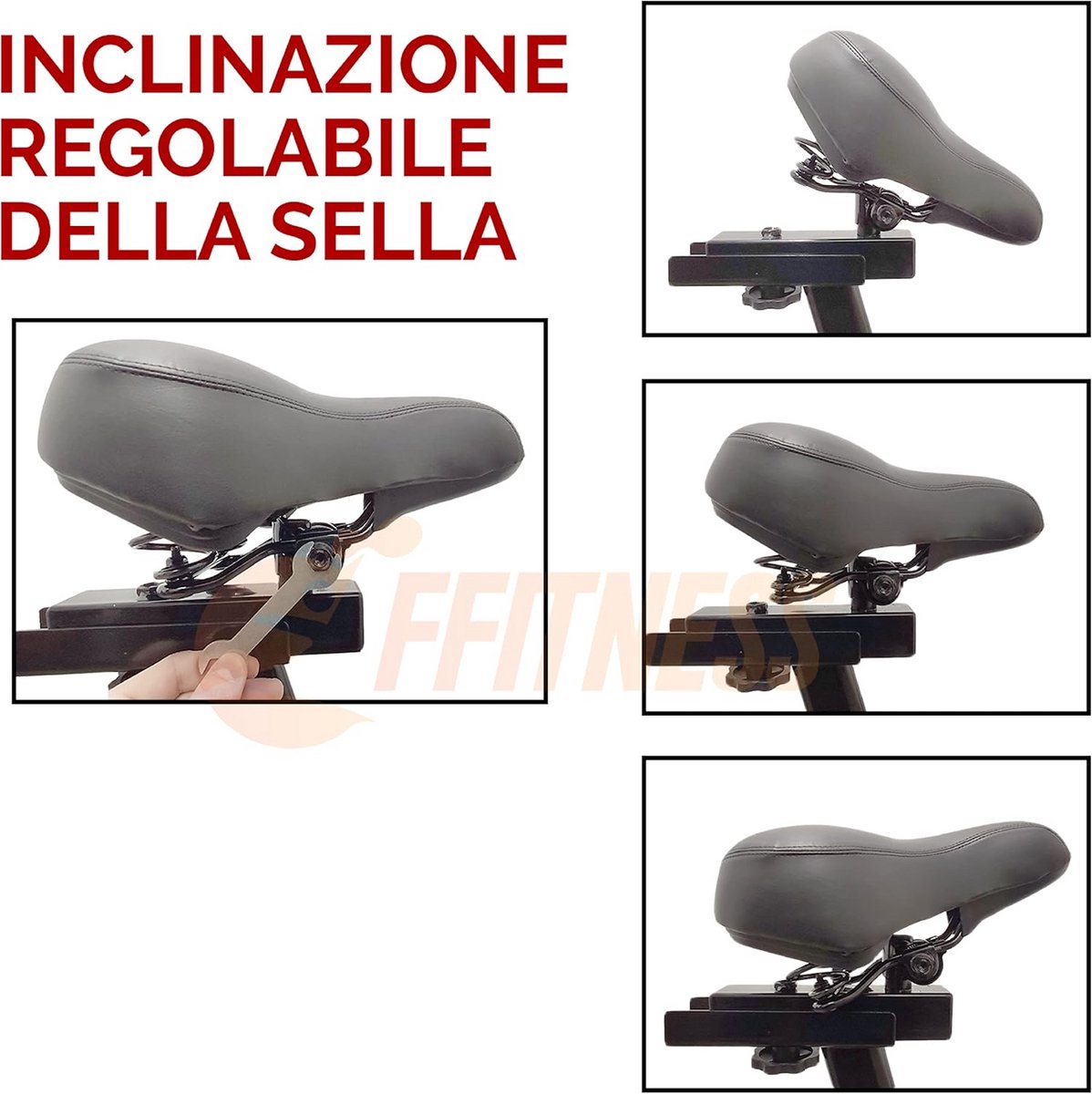 Indoor Hometrainer met Magneetrem en 13 kg Vliegwiel - afbeelding 2