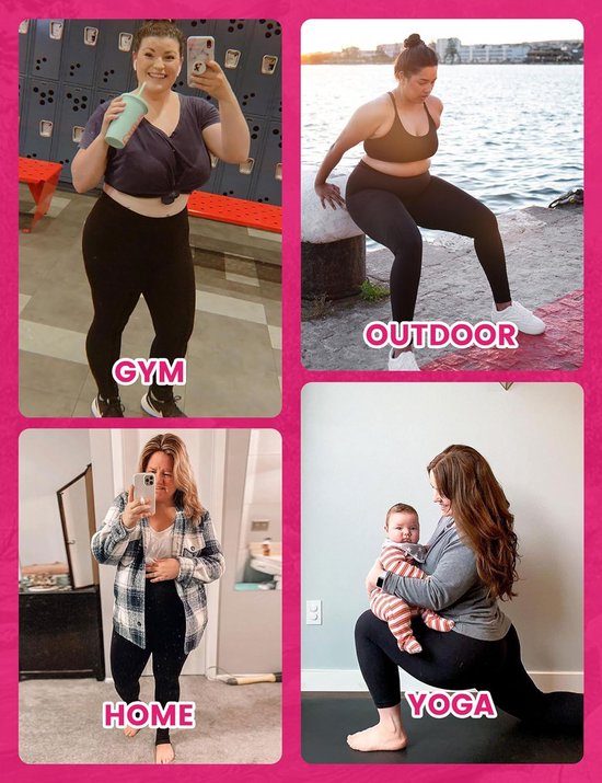 Compressie Leggings voor Dames met Zakken, Figuurcorrigerend Hoog Taille en Grote Maten — afbeelding 2