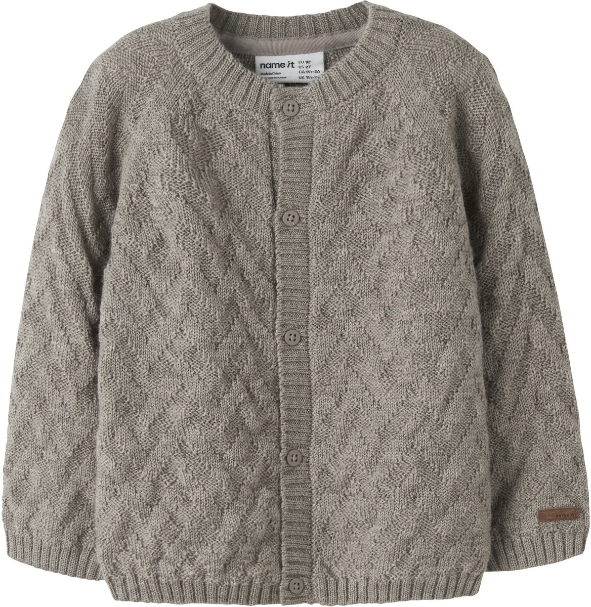 NAME IT - NMNWRUNI LS KNIT CARD - Unisex - Cardigans