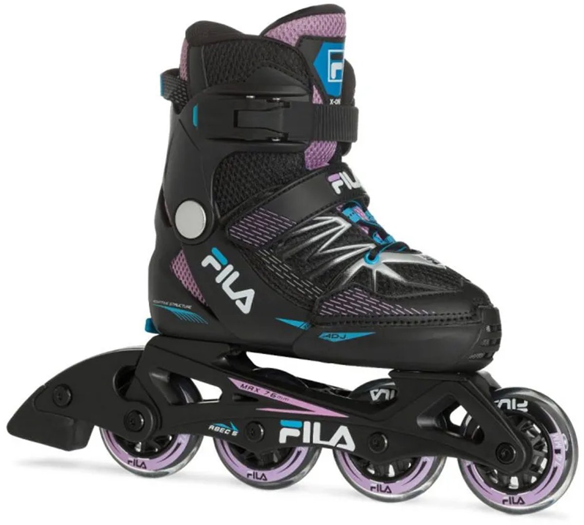 Fila Skate X-one Junior Skates Meisje Zwart
