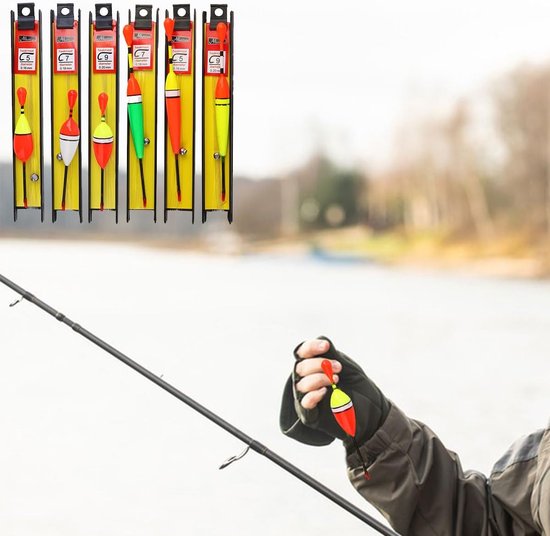 Dobbers Vissen Set 6 Stuks met Lood, Lijn en Haken — afbeelding 5