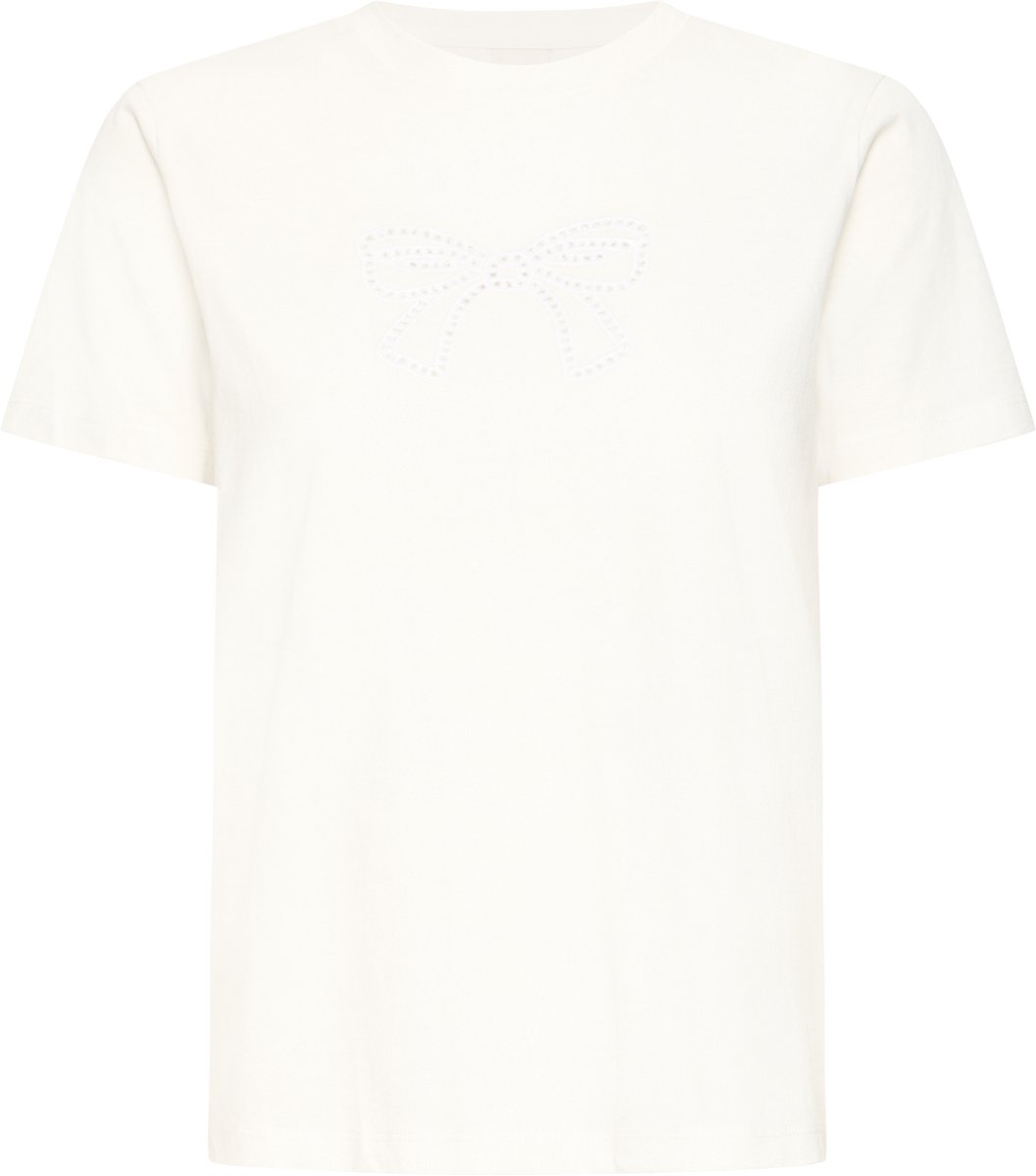Ichi IHPENDO SS3 Dames T-shirt - Cloud Dancer