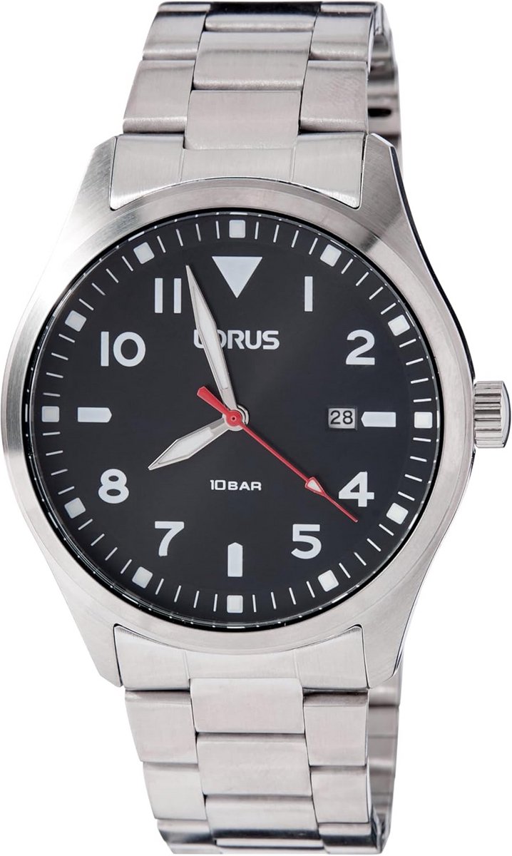 Herenhorloge Analoog Zwart Metale Armband