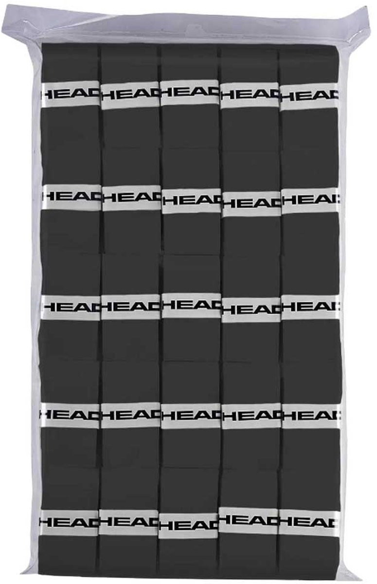 Head Prime Tour Overgrip Tackiness Comfort – 50 stuks Zwart