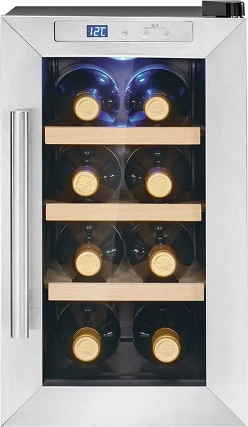 Quvo Wijnkoelkast 23L met Glazen Deur - Mini Koelkast - Quvo® - €429,95