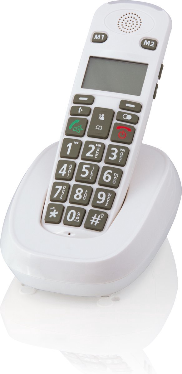 Humantechnik Freetel Eco DECT telefoon voor SLECHTHORENDEN en SLECHTZIENDEN