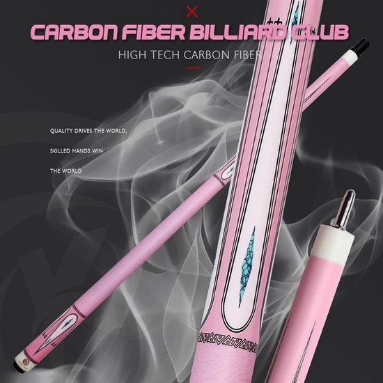 Professionele Billart- en Snookerkeu (2 stuks) - 12,9 mm Tip - 1/2 Gekoppeld - Geschikt voor Dames, Beginners en Gevorderden van Merkloos — afbeelding 4
