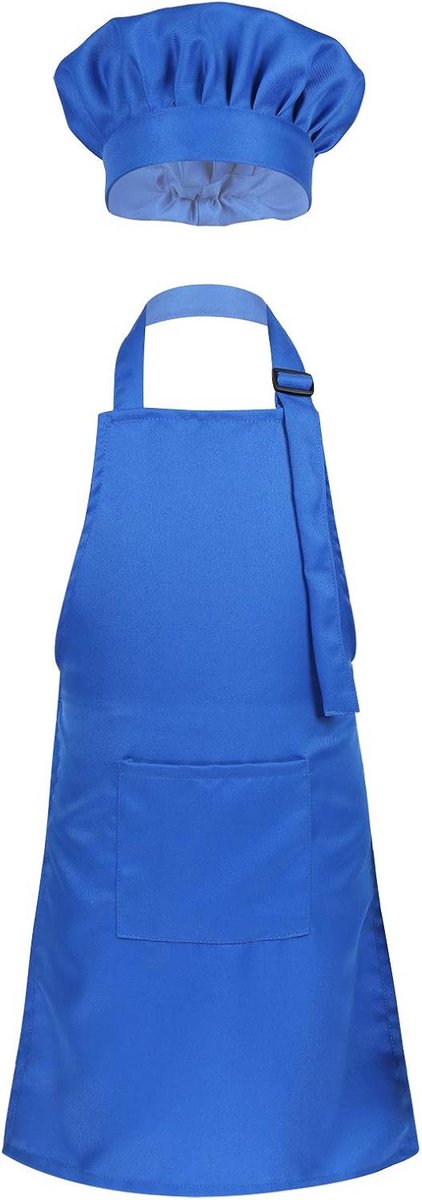 Kinder Keuken Kleding Set met Schort en Bakmuts voor Jongens en Meisjes