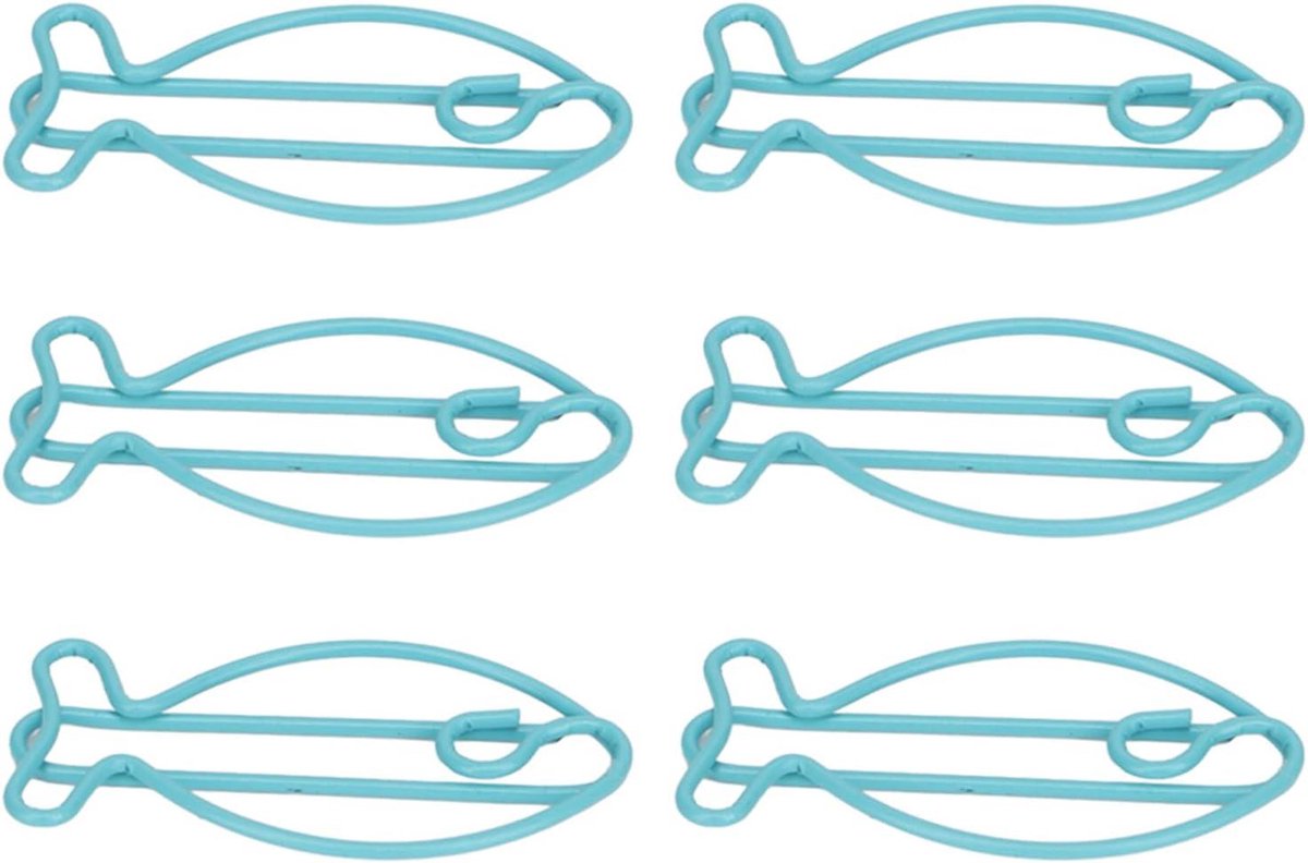 100 Visvormige Paperclips - Grappige Schattige Bladwijzers voor Planner en Notities