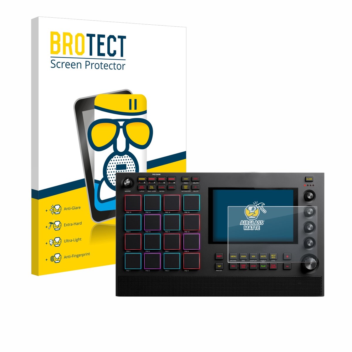 BROTECT - Screenprotector voor Akai MPC Live II - Folie Beschermfolie Beschermglas matte