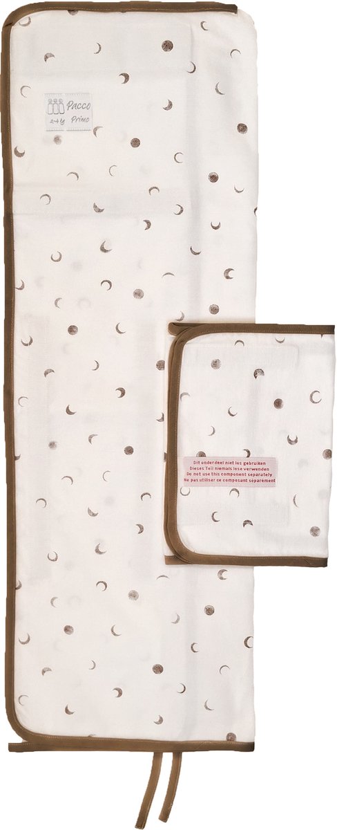 Pacco Primo (2-4 kg), wit met maan print