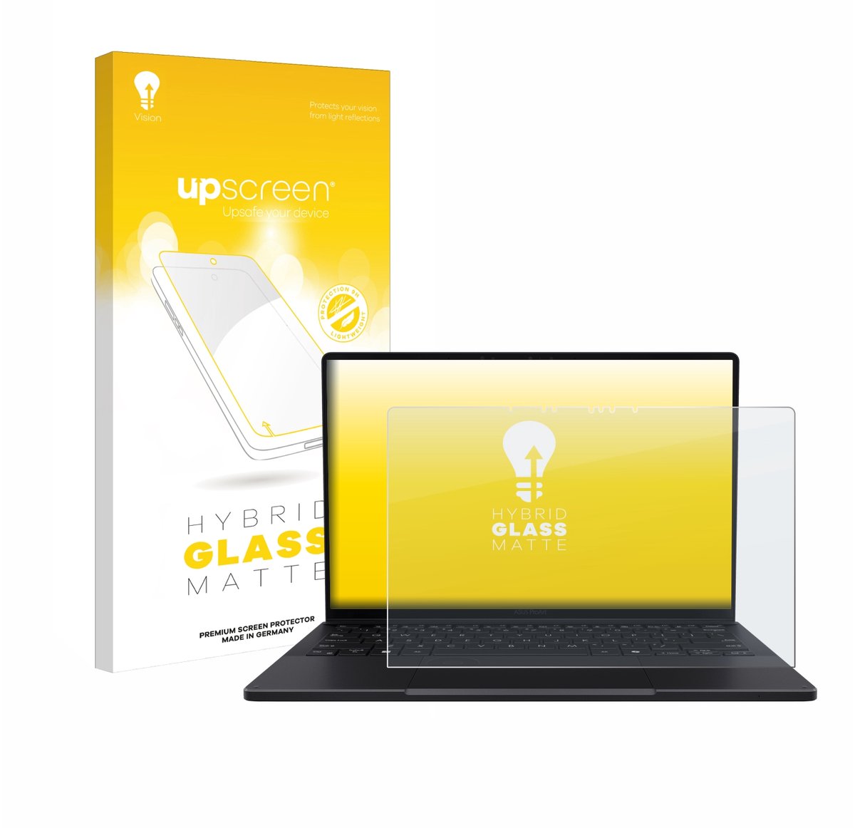 upscreen - Screenprotector voor ASUS ProArt PX13 - Folie Beschermfolie Beschermglas matte
