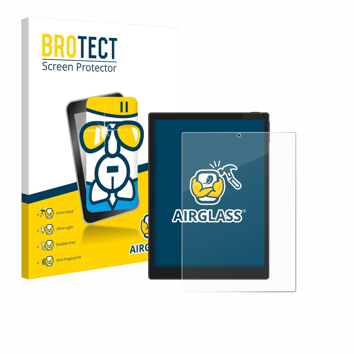Screenprotector voor Hannspree Lumo 7.8 Beschermglas transparant