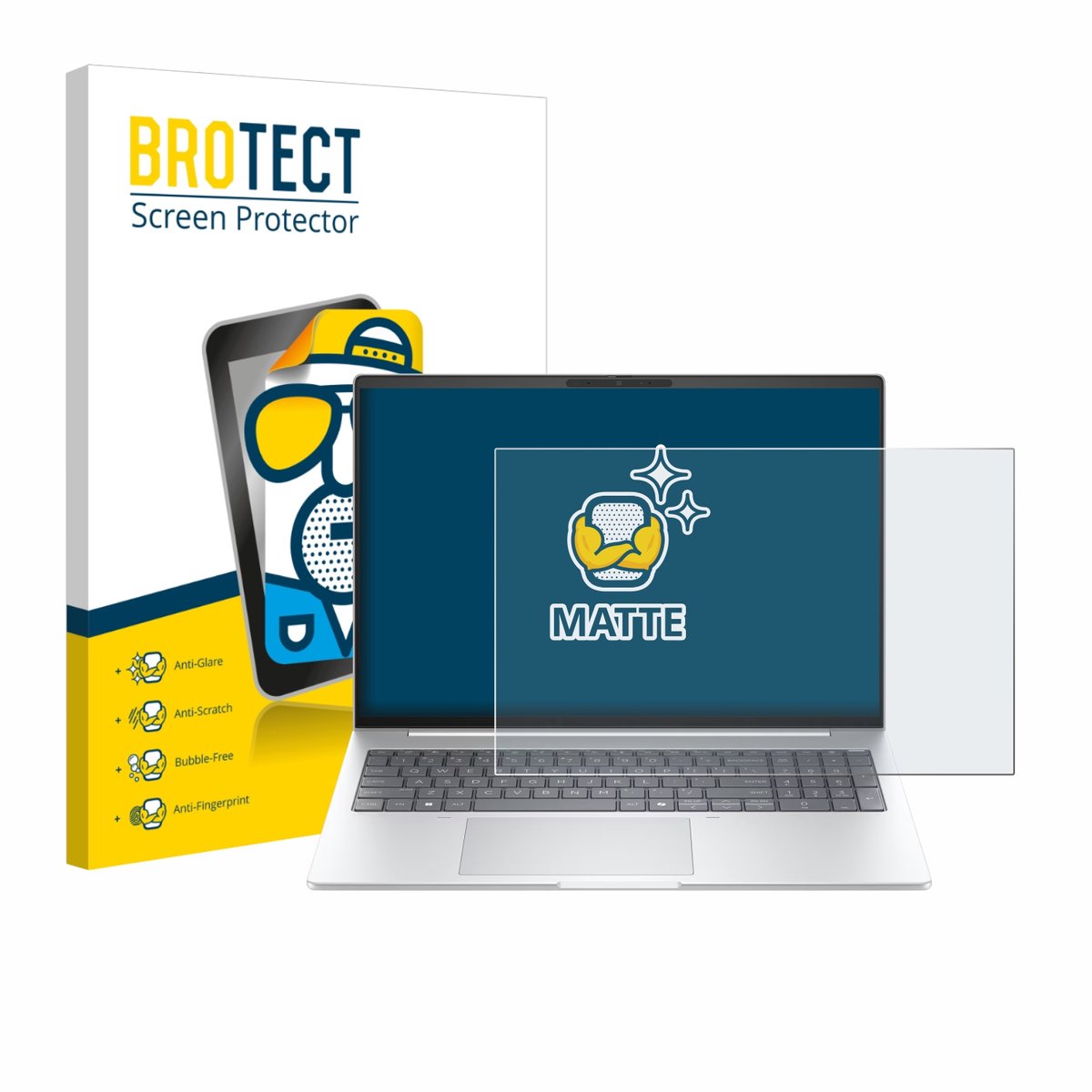 BROTECT - Screenprotector voor HP EliteBook 8 G1i 16" - Folie Beschermfolie matte