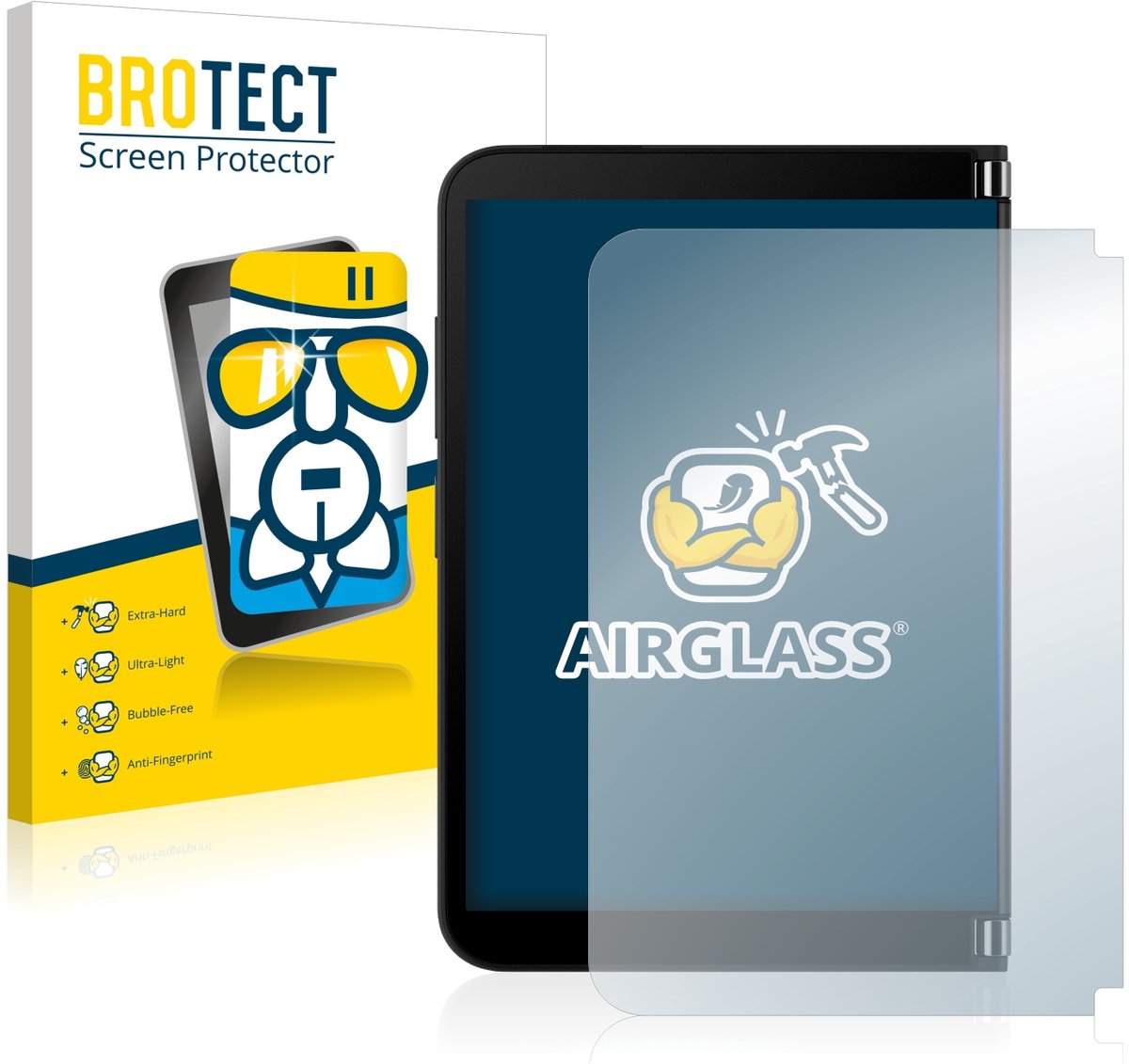 Screenprotector voor Microsoft Surface Duo 2 (Extern Beeldscherm) Beschermglas transparant