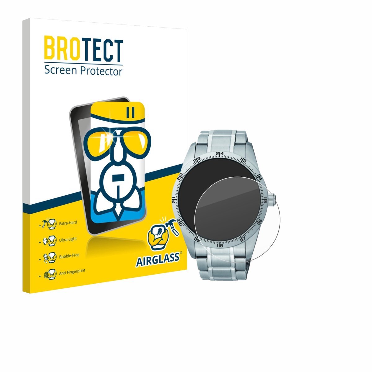 Screenprotector voor Seiko 5 Sports SRP513K1 Beschermglas transparant