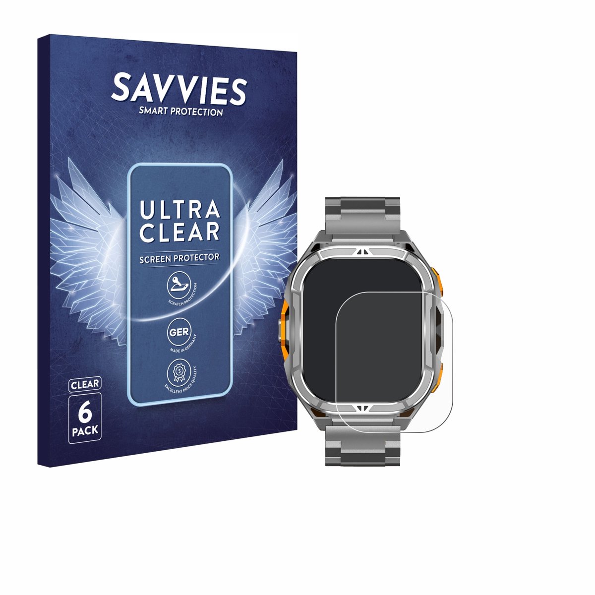 Savvies - Screenprotector voor Cubot GT3 - Folie Beschermfolie transparant 6 Stuks