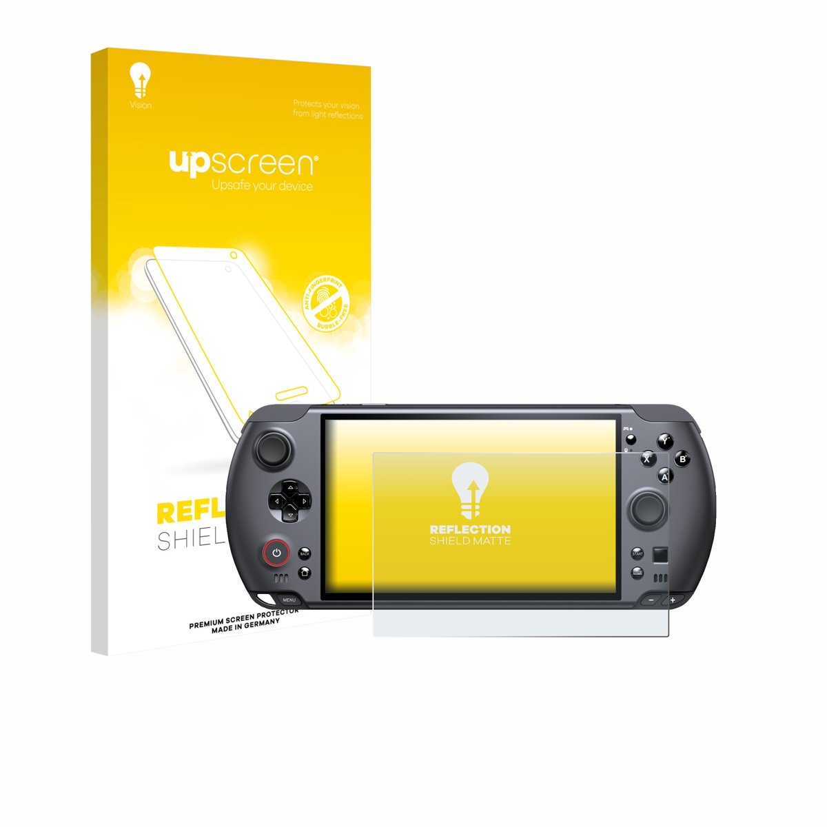 upscreen - Screenprotector voor GPD Win 5 - Folie Beschermfolie anti glare matte