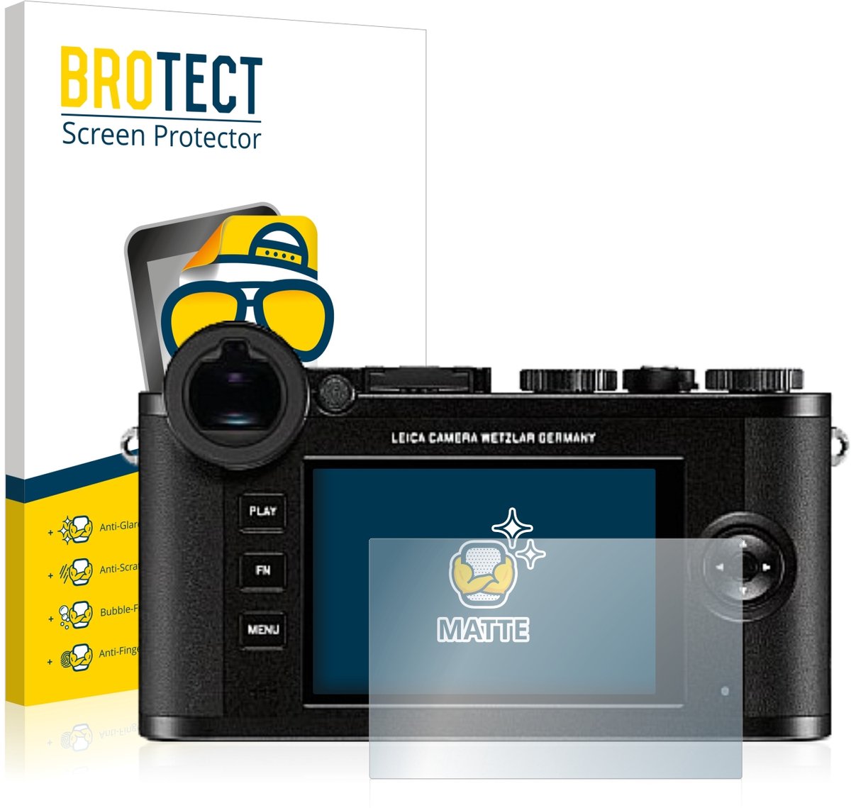 BROTECT - Screenprotector voor Leica CL - Folie Beschermfolie matte 2 Stuks