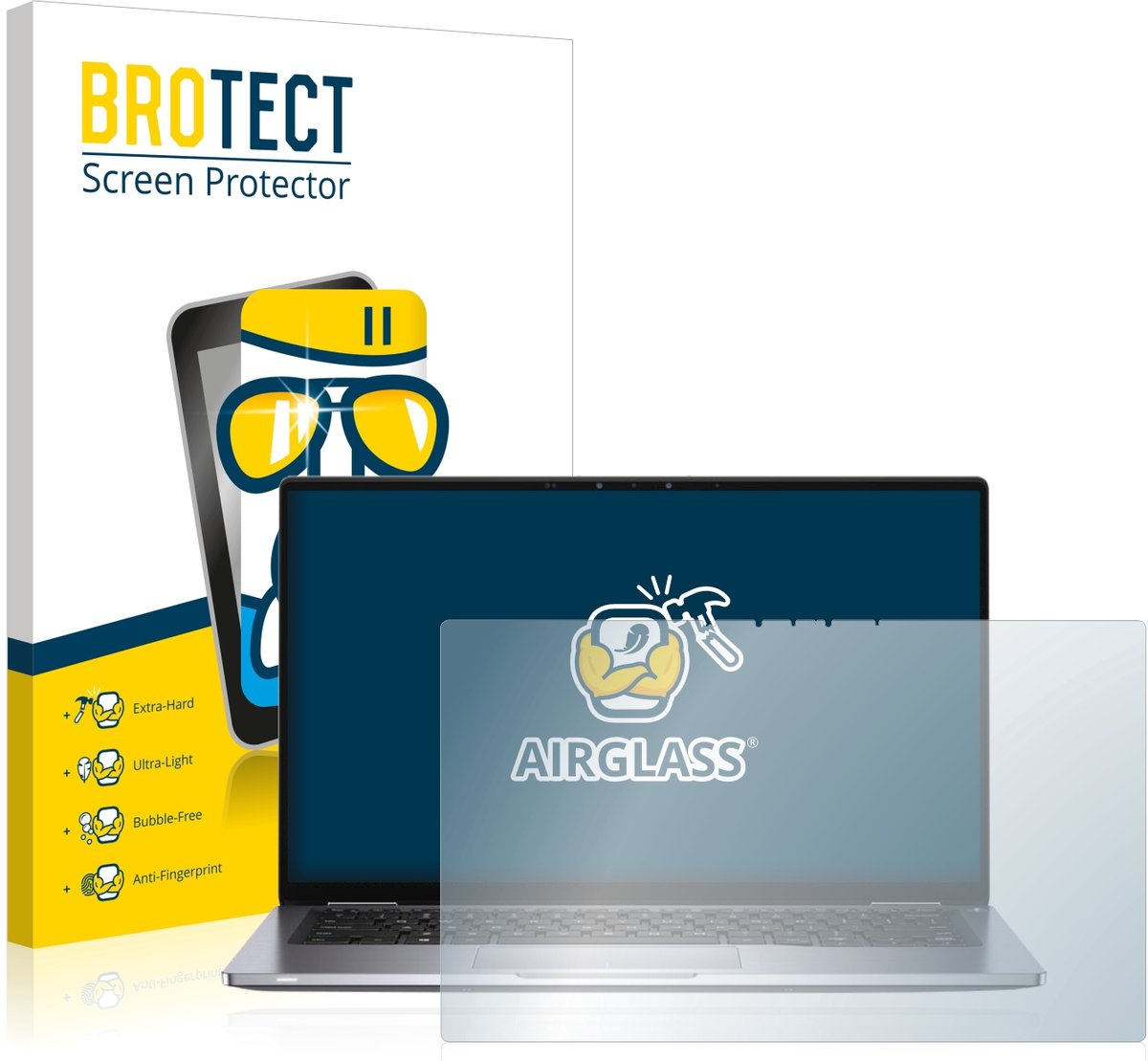 Screenprotector voor Dell Latitude 7400 2-in-1 Beschermglas transparant