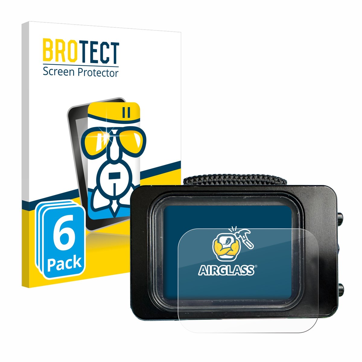 Screenprotector 6 Stuks voor Divesoft Freedom dive computer Beschermglas transparant