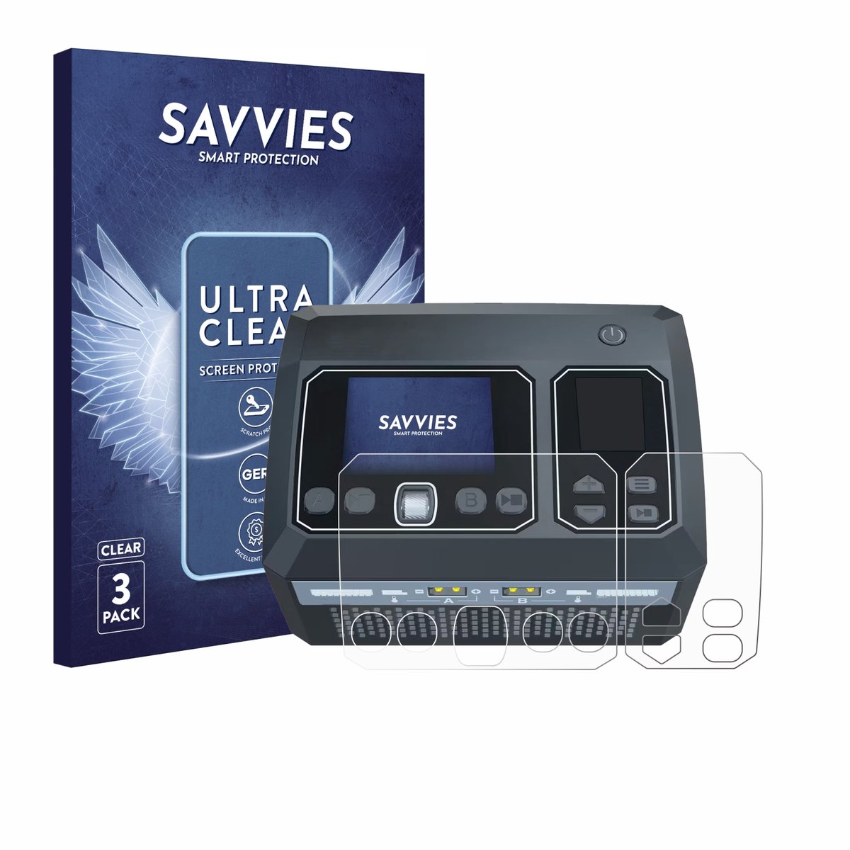 Savvies - Screenprotector voor SkyRc D750 Mix - Folie Beschermfolie transparant 6 Stuks