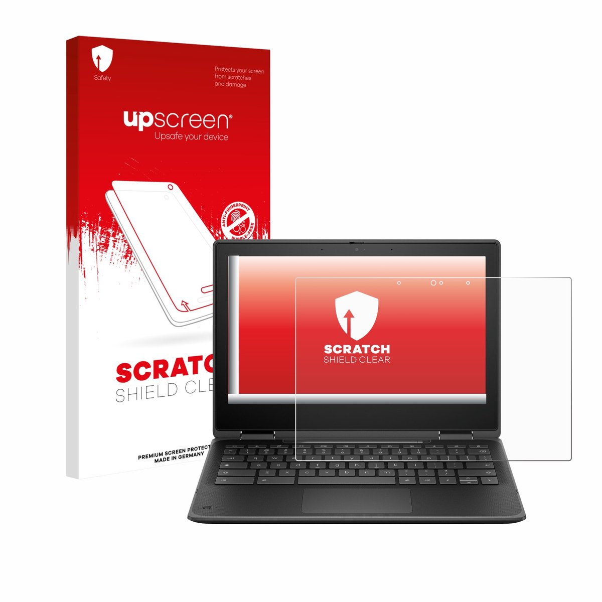 upscreen - Screenprotector voor HP Fortis Flip G1i 11" - Folie Beschermfolie transparant