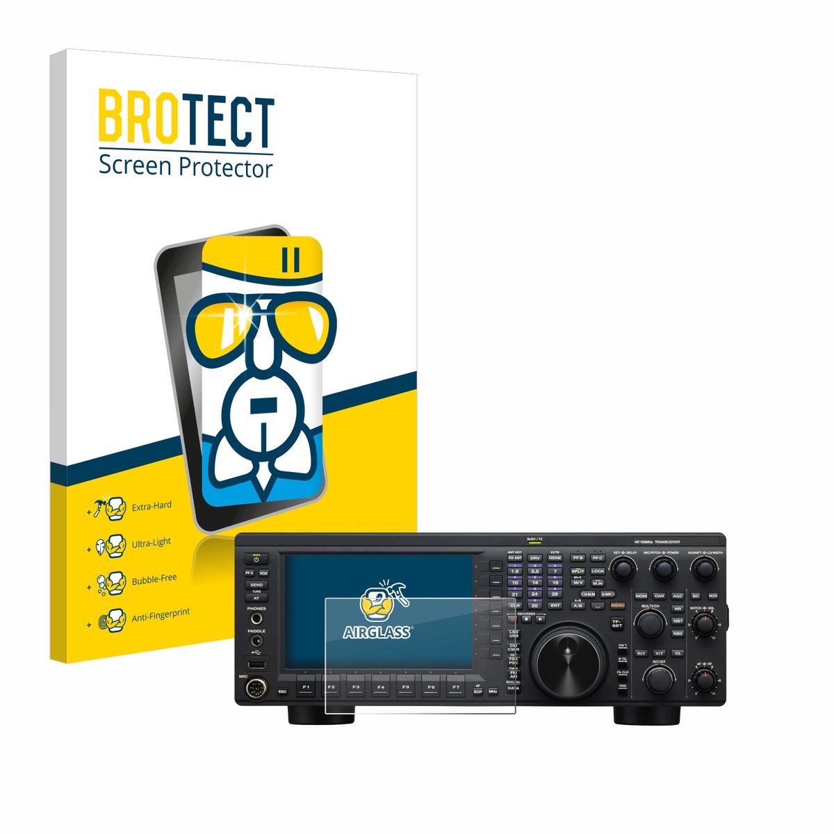 Screenprotector voor Kenwood TS-890S Beschermglas transparant