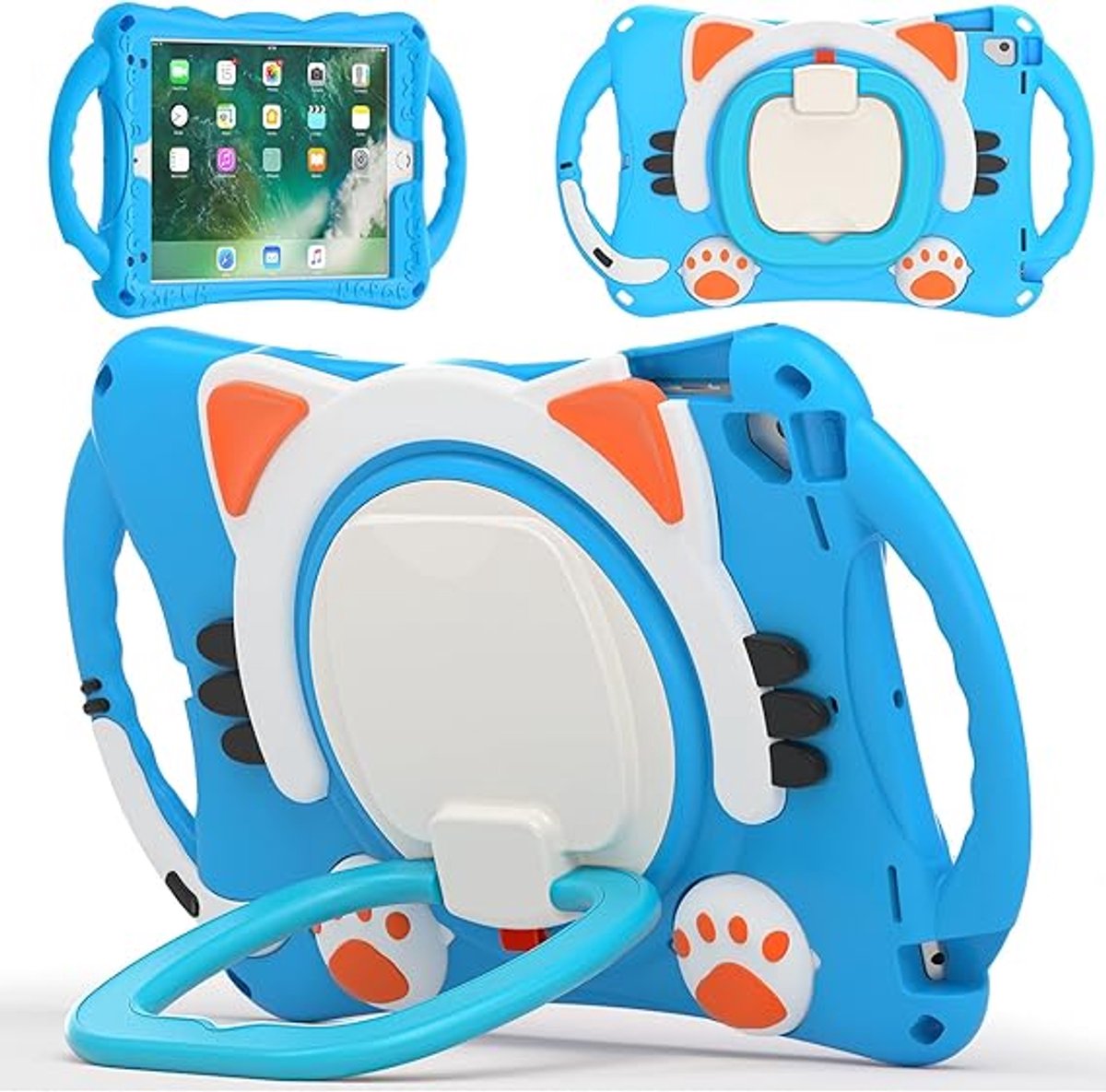 Tablethoes ipad Pro 10.5/Air 10.5/ipad10.2 (2019/2020/2021) lichtblauw
