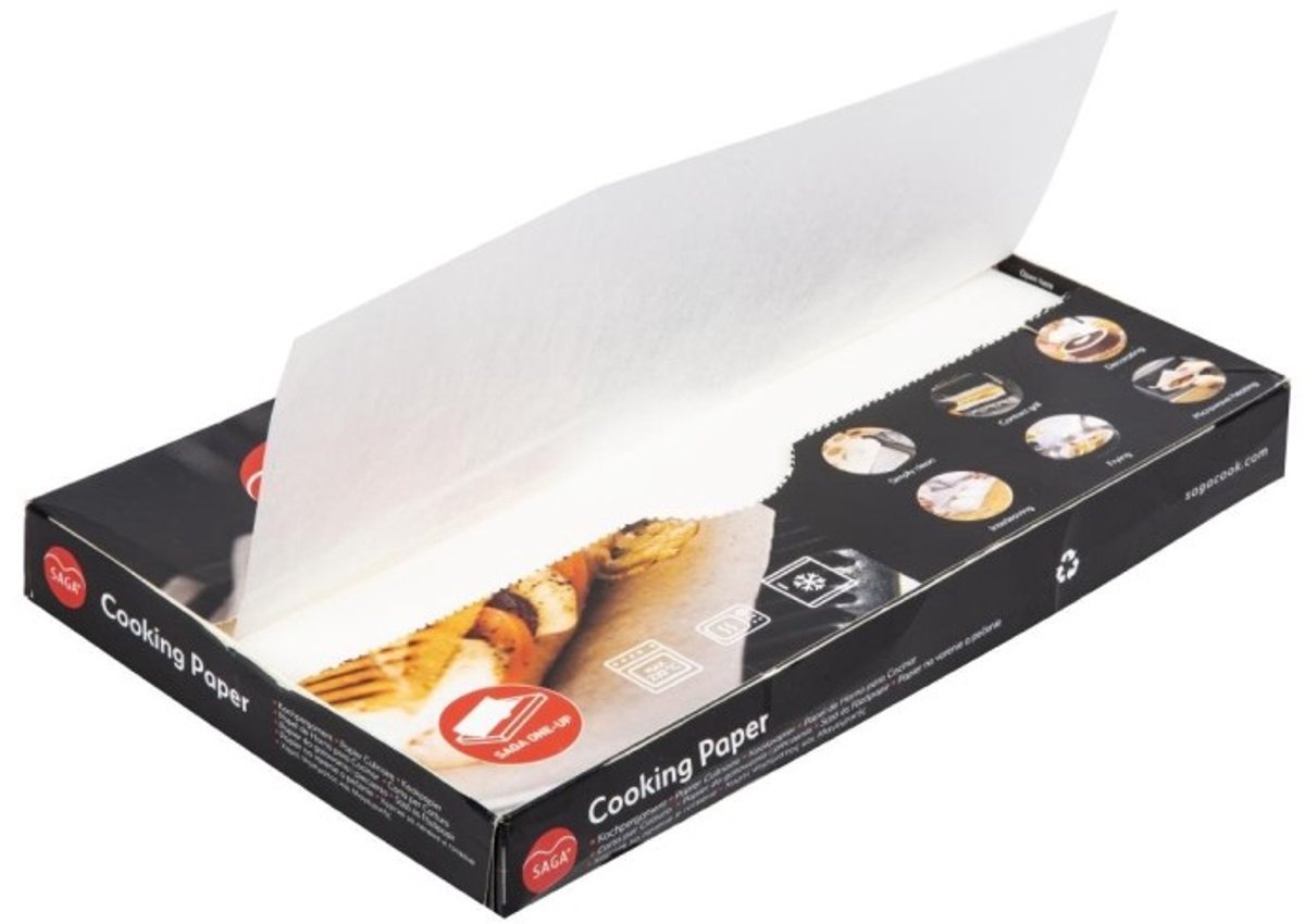 Saga Bakpapier 33x42cm dispenser 50 stuks