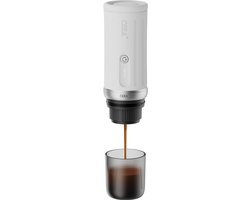 Cerapresso draagbare espressomachine - 3e gen 13500 mAh batterij - tot 8 kopjes zonder opladen - 150s tot 96°C - cups en gemalen koffie - dubbele espresso - draagbare koffiemachine - koffiemaker - reis & camping koffiezetapparaat 12 volt - CERA+