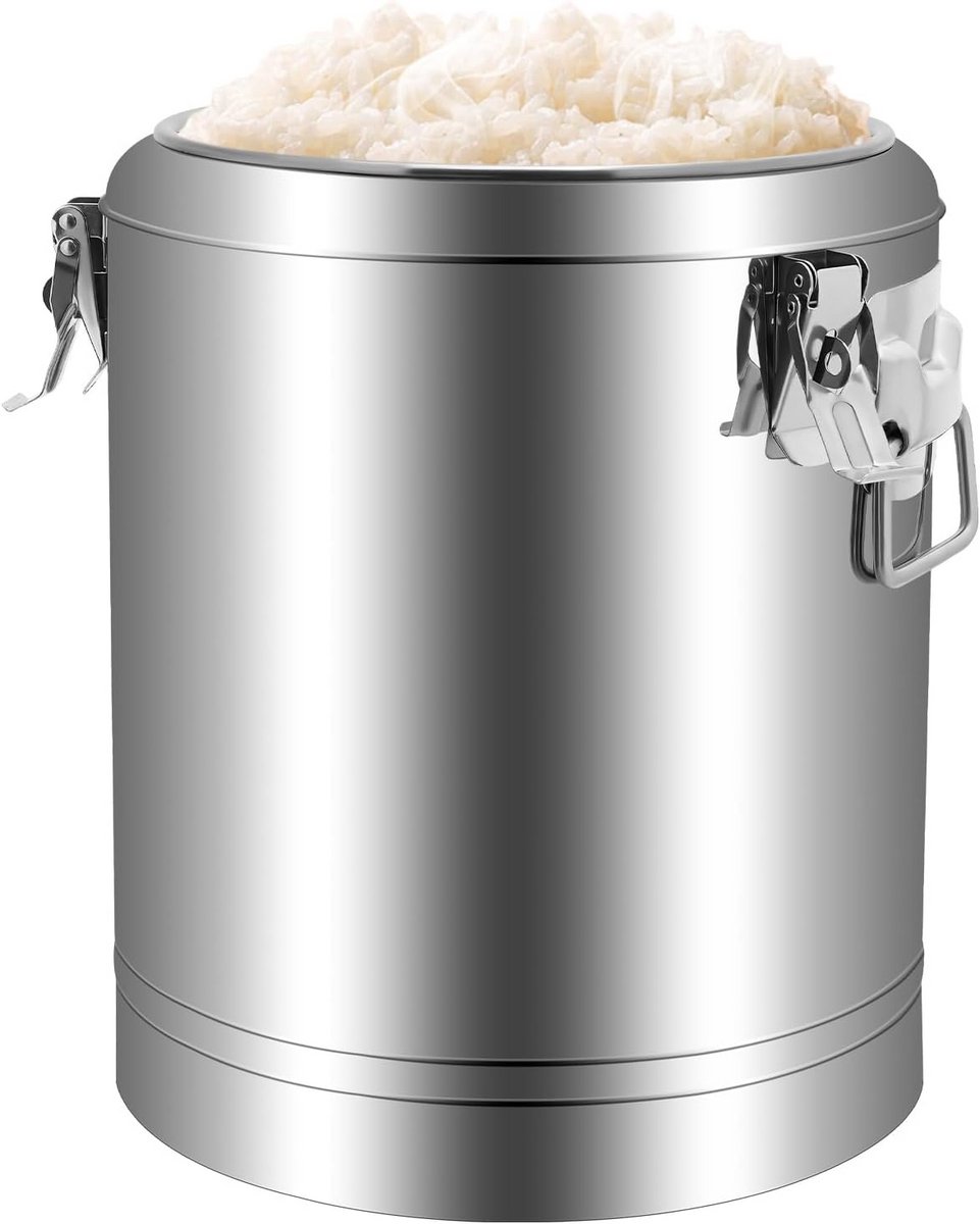 Geïsoleerde RVS Warmhoudketel voor Eten en Dranken - 20L/40L Opties