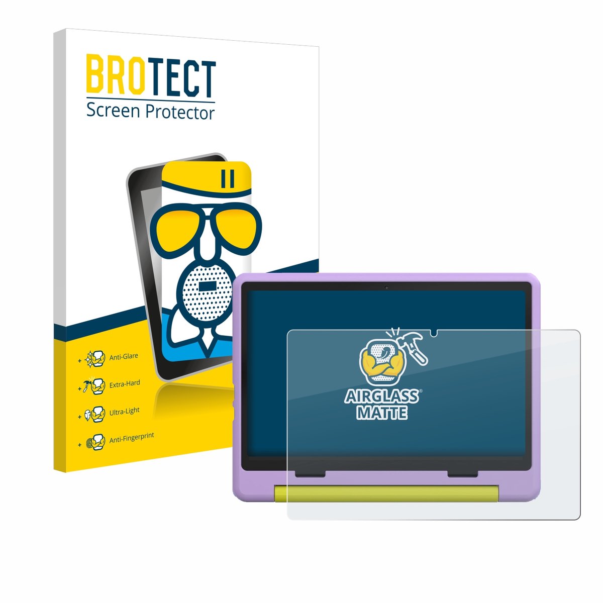 BROTECT - Screenprotector voor HotLight Hot1016 10" - Folie Beschermfolie Beschermglas matte