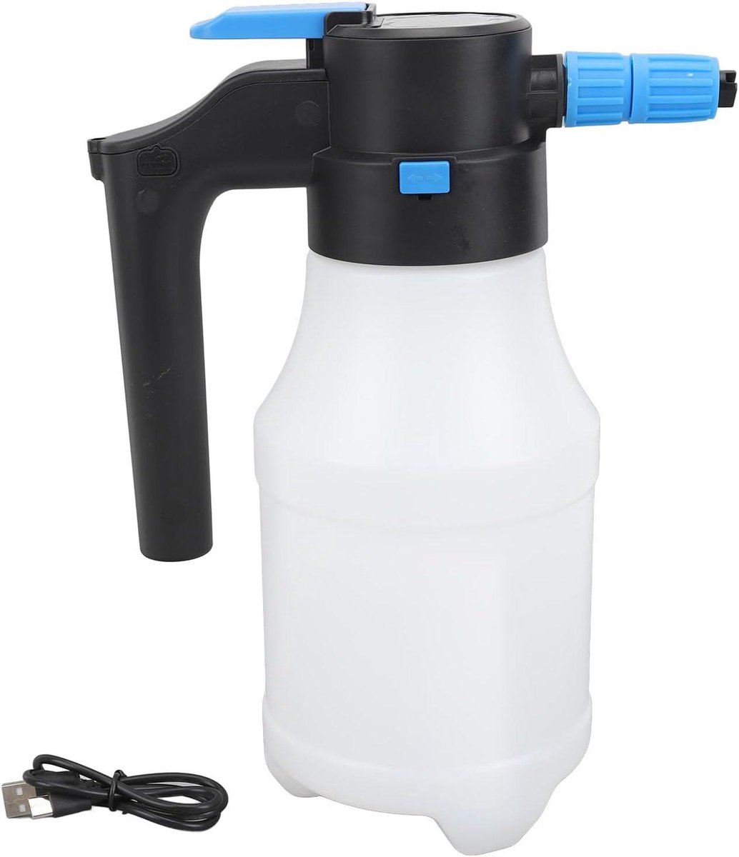 Allecto- Elektrische schuimsproeier - Oplaadbaar - Groen - Auto - Tuin - Huis - USB - Groen model - Schuimspuit voor reiniging met 1,5 liter capaciteit.