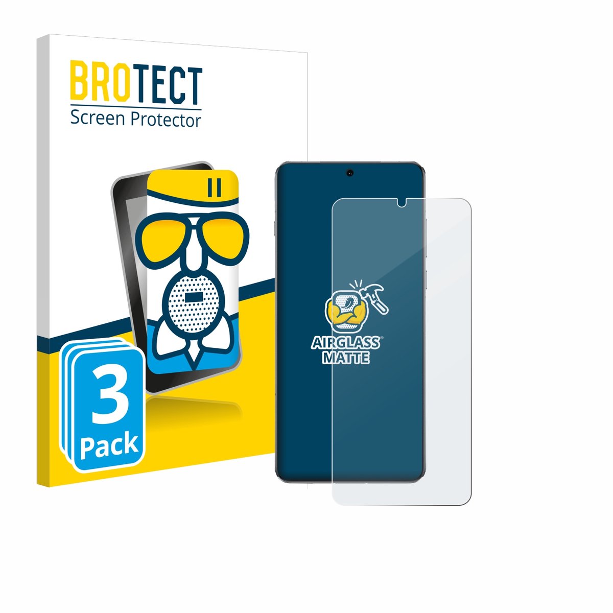 BROTECT - Screenprotector voor OnePlus 13 - Folie Beschermfolie Beschermglas matte 3 Stuks